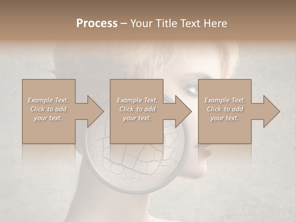 Treatment Crack Portrait PowerPoint Template