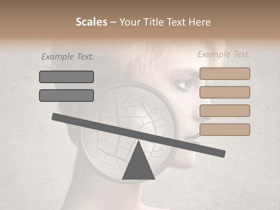 Treatment Crack Portrait PowerPoint Template