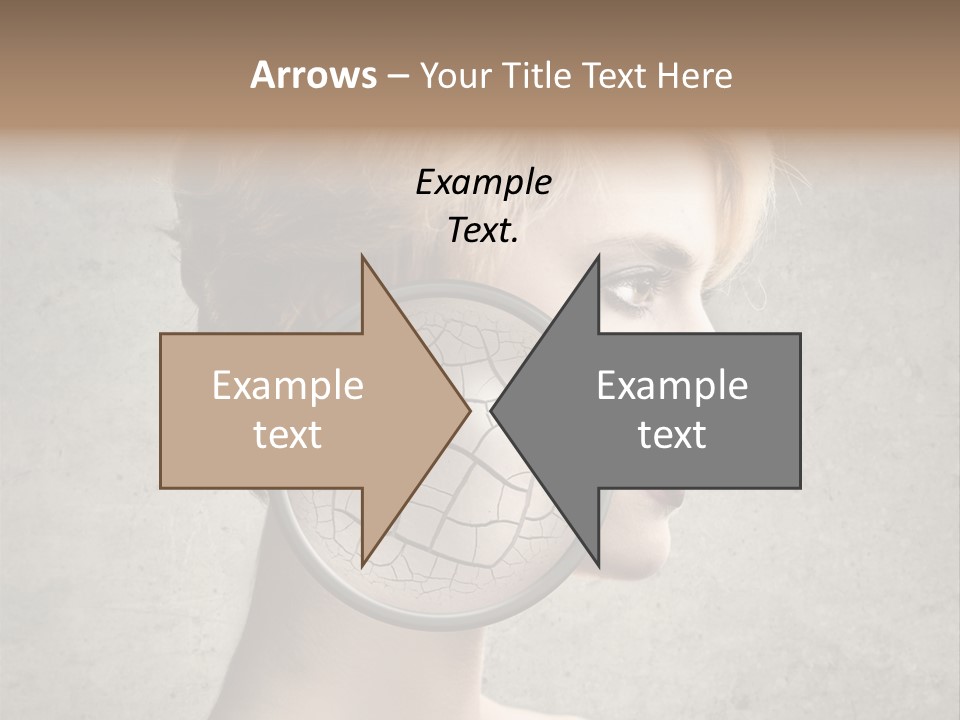 Treatment Crack Portrait PowerPoint Template