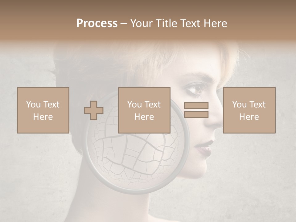 Treatment Crack Portrait PowerPoint Template