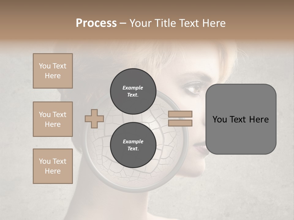 Treatment Crack Portrait PowerPoint Template