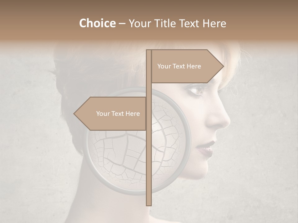 Treatment Crack Portrait PowerPoint Template