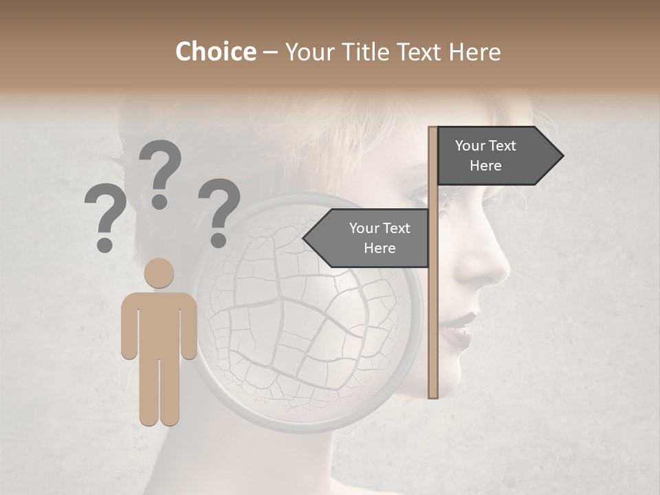 Treatment Crack Portrait PowerPoint Template