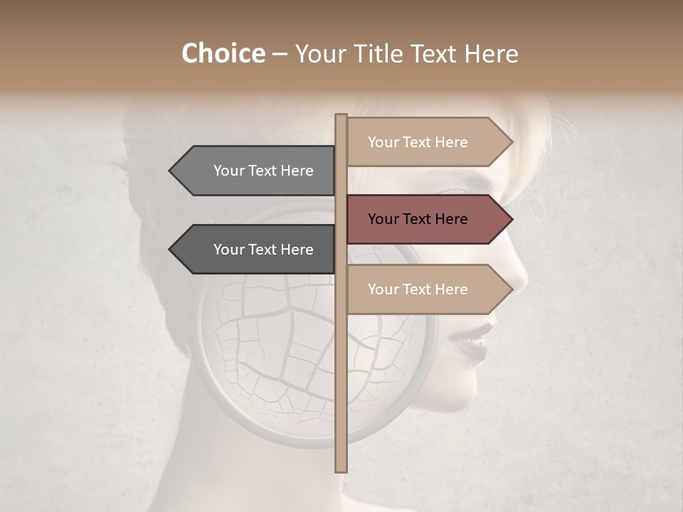 Treatment Crack Portrait PowerPoint Template