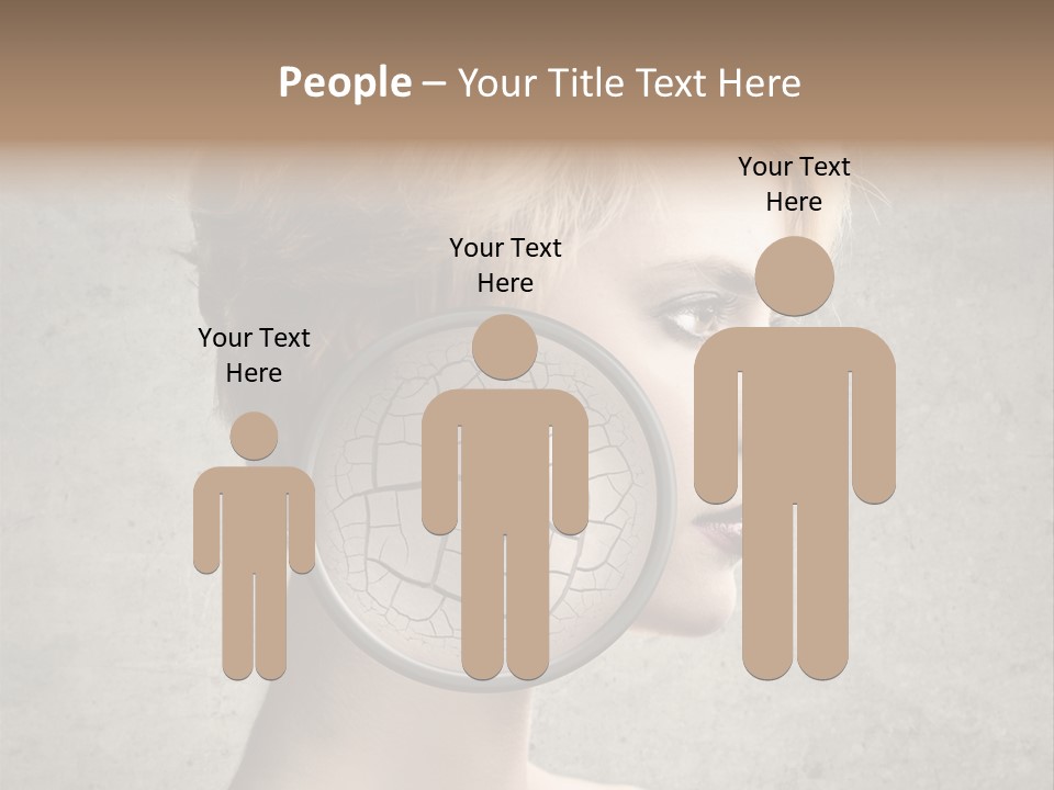 Treatment Crack Portrait PowerPoint Template