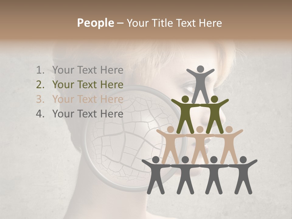 Treatment Crack Portrait PowerPoint Template