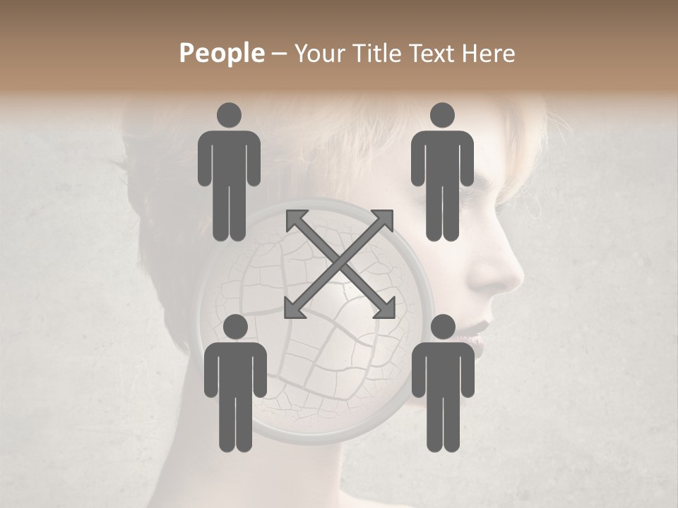 Treatment Crack Portrait PowerPoint Template