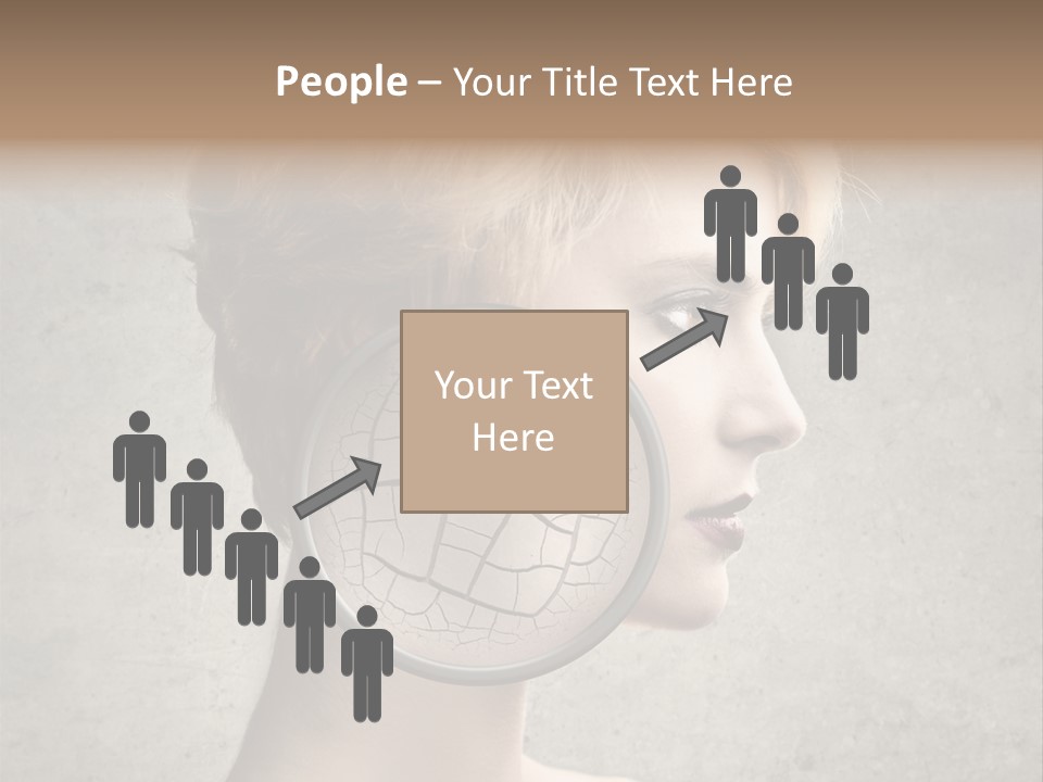 Treatment Crack Portrait PowerPoint Template