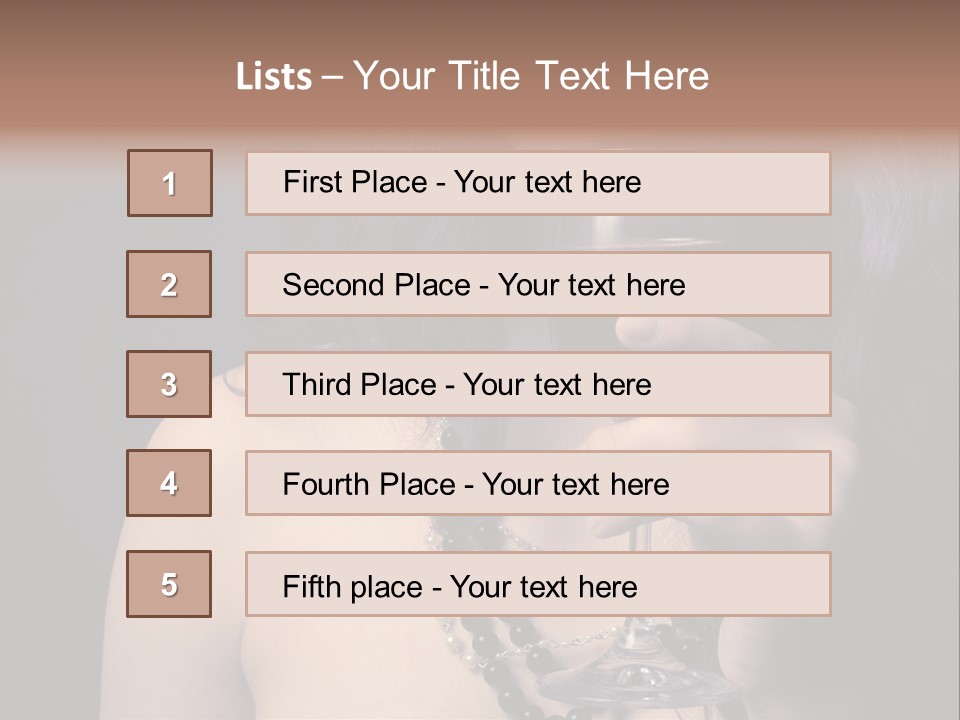 Celebration Young Beautiful PowerPoint Template