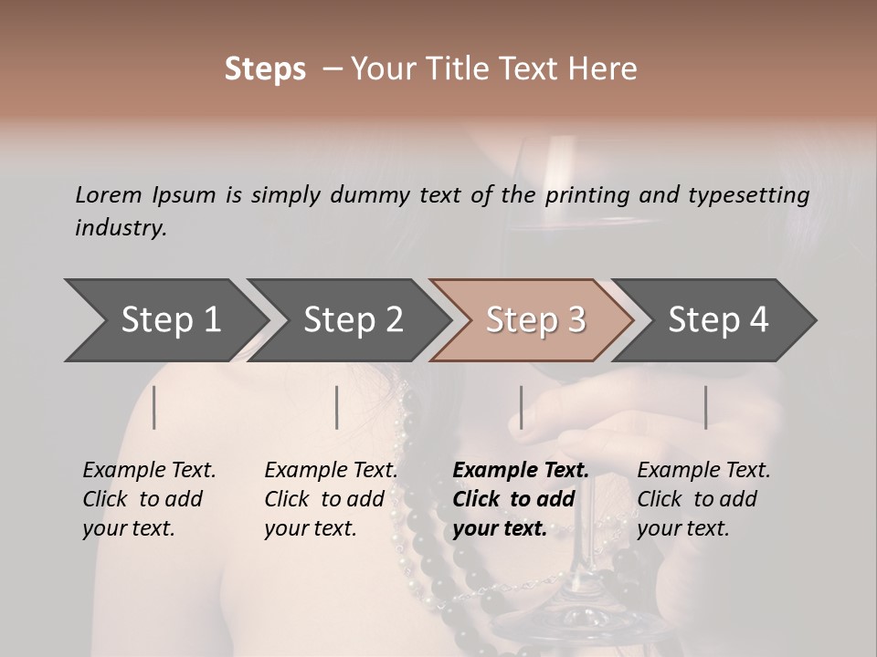 Celebration Young Beautiful PowerPoint Template