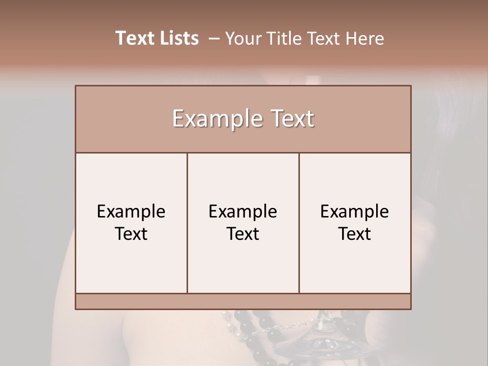 Celebration Young Beautiful PowerPoint Template
