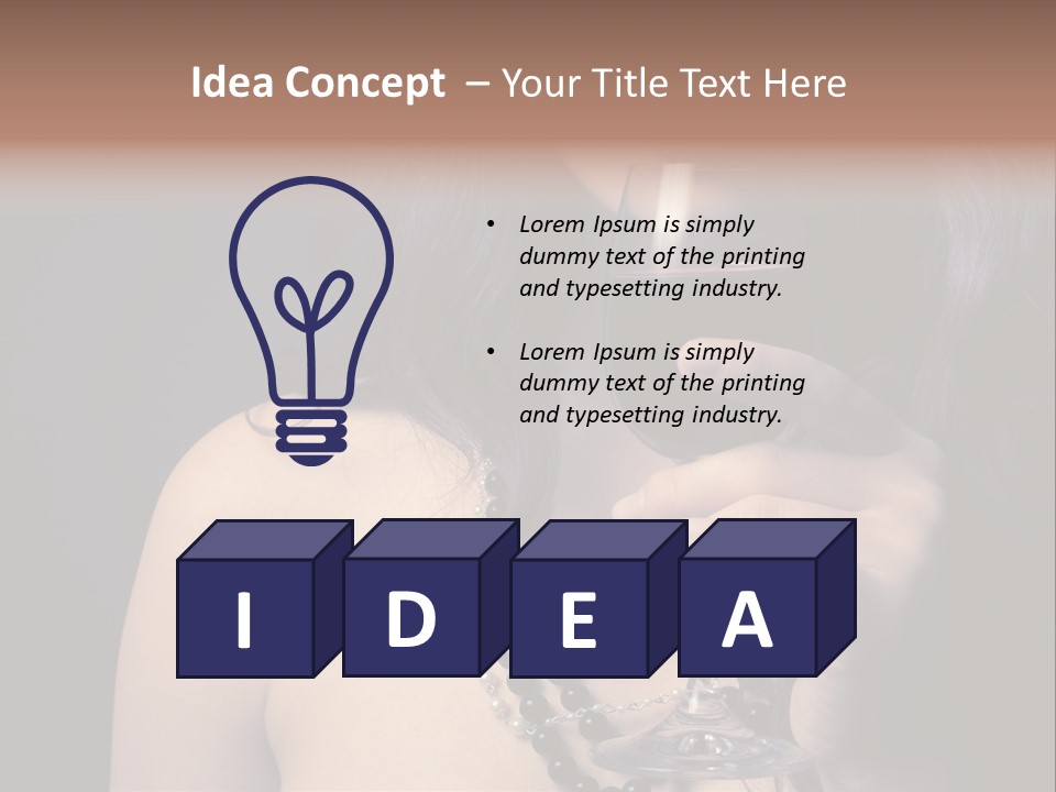 Celebration Young Beautiful PowerPoint Template