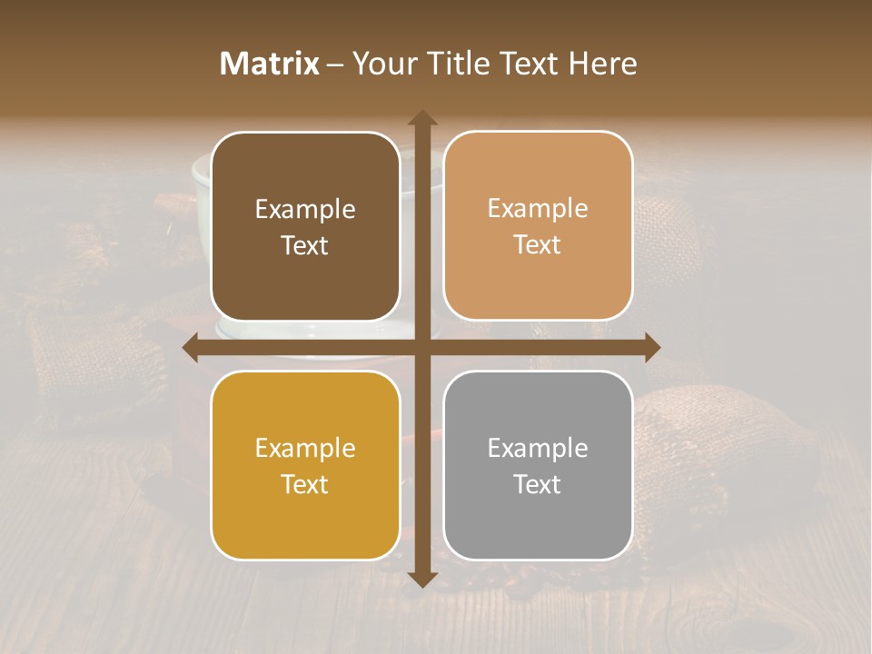 Dark Aroma Art PowerPoint Template