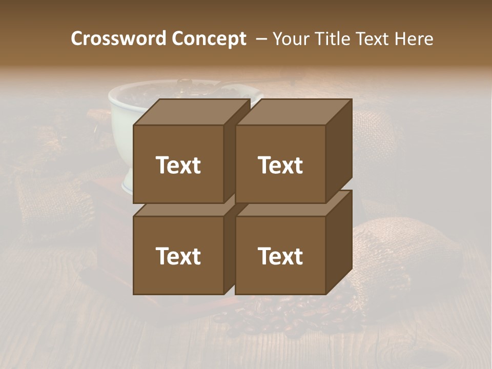 Dark Aroma Art PowerPoint Template