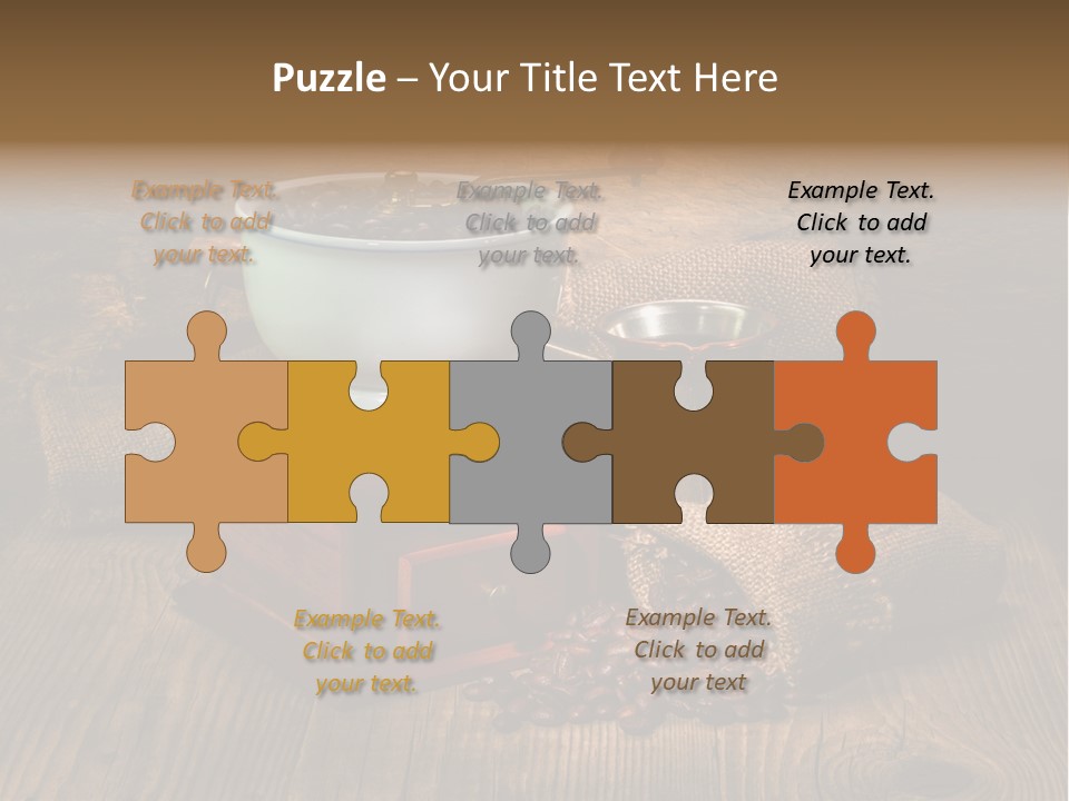 Dark Aroma Art PowerPoint Template