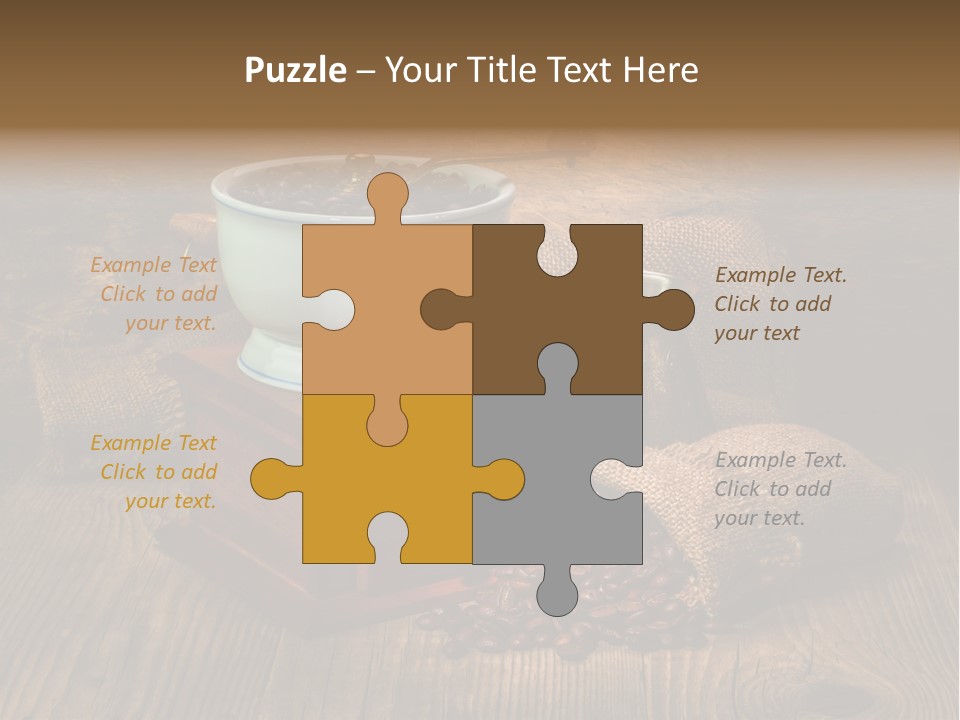 Dark Aroma Art PowerPoint Template