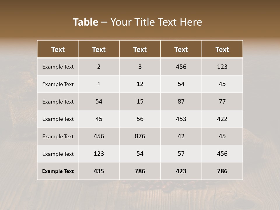 Dark Aroma Art PowerPoint Template
