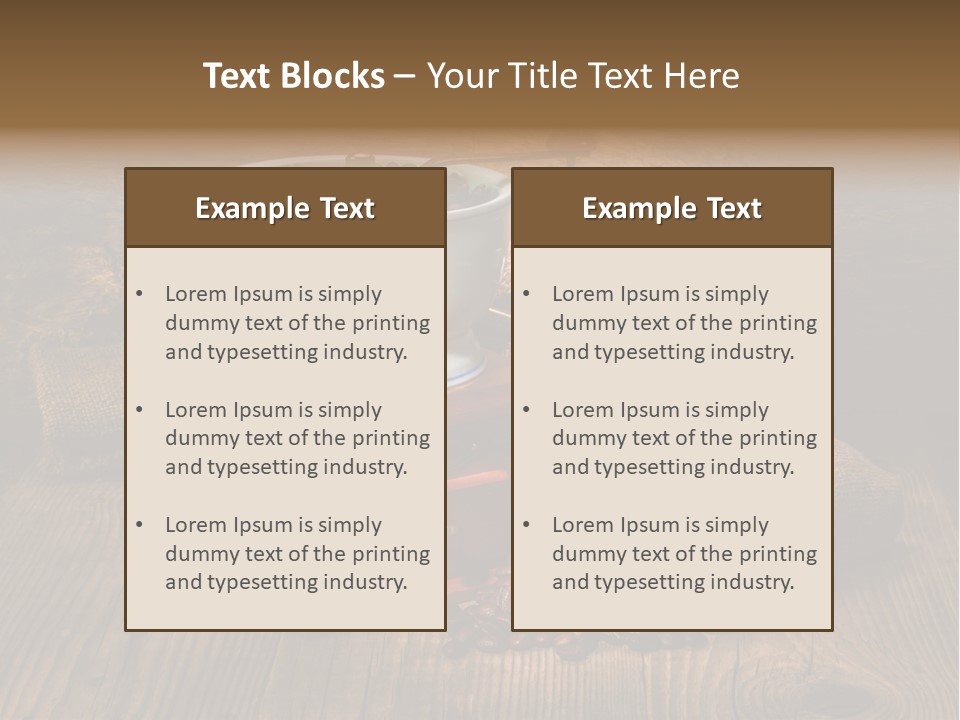 Dark Aroma Art PowerPoint Template