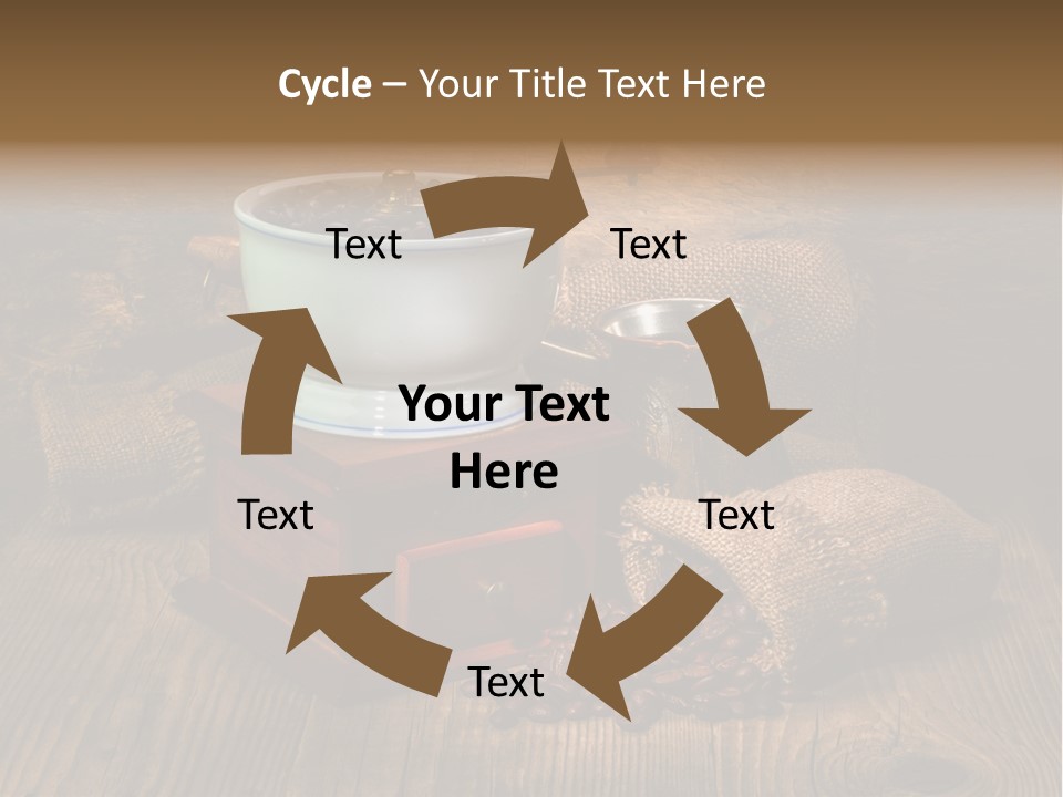 Dark Aroma Art PowerPoint Template