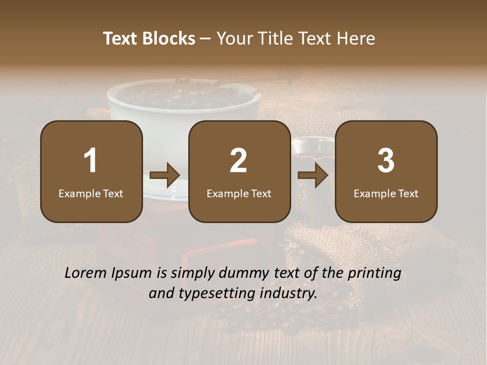 Dark Aroma Art PowerPoint Template