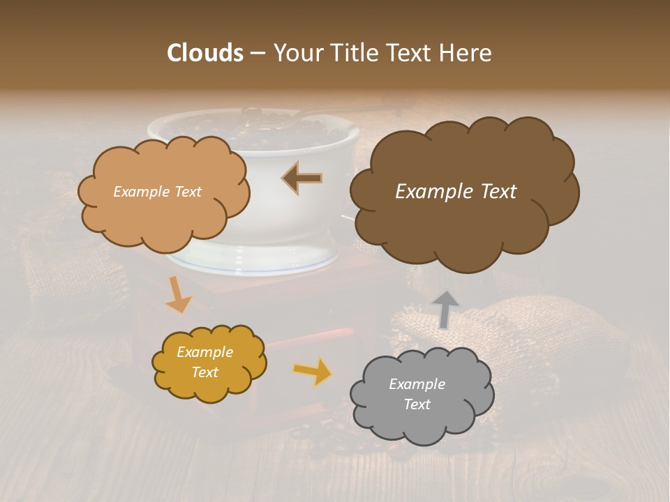 Dark Aroma Art PowerPoint Template