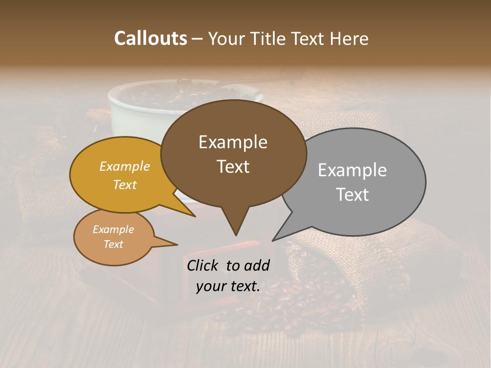 Dark Aroma Art PowerPoint Template