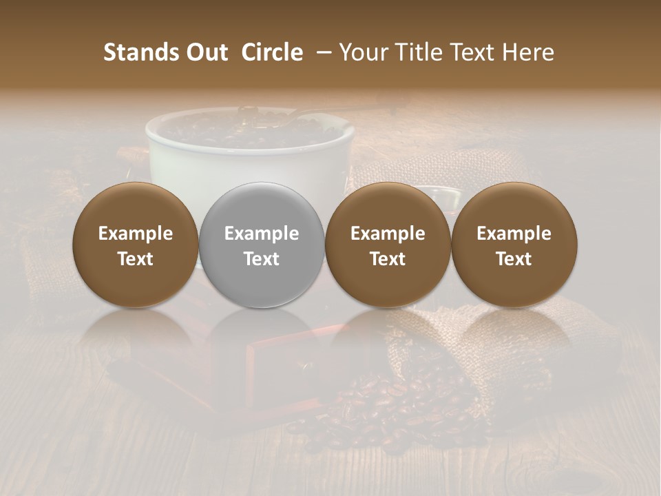 Dark Aroma Art PowerPoint Template