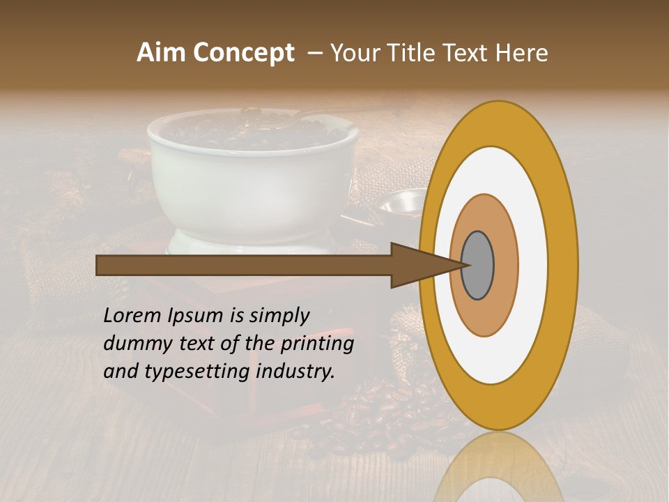 Dark Aroma Art PowerPoint Template