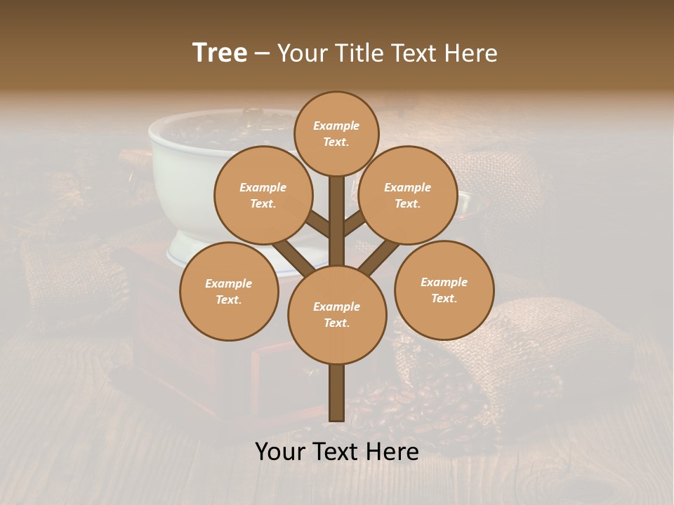 Dark Aroma Art PowerPoint Template