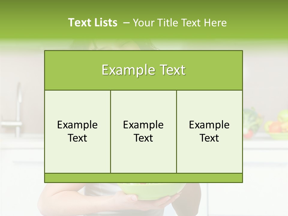 Care Girl Young PowerPoint Template