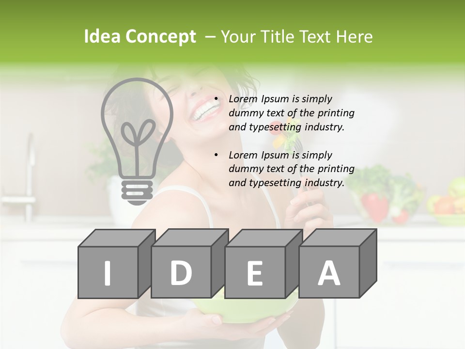 Care Girl Young PowerPoint Template