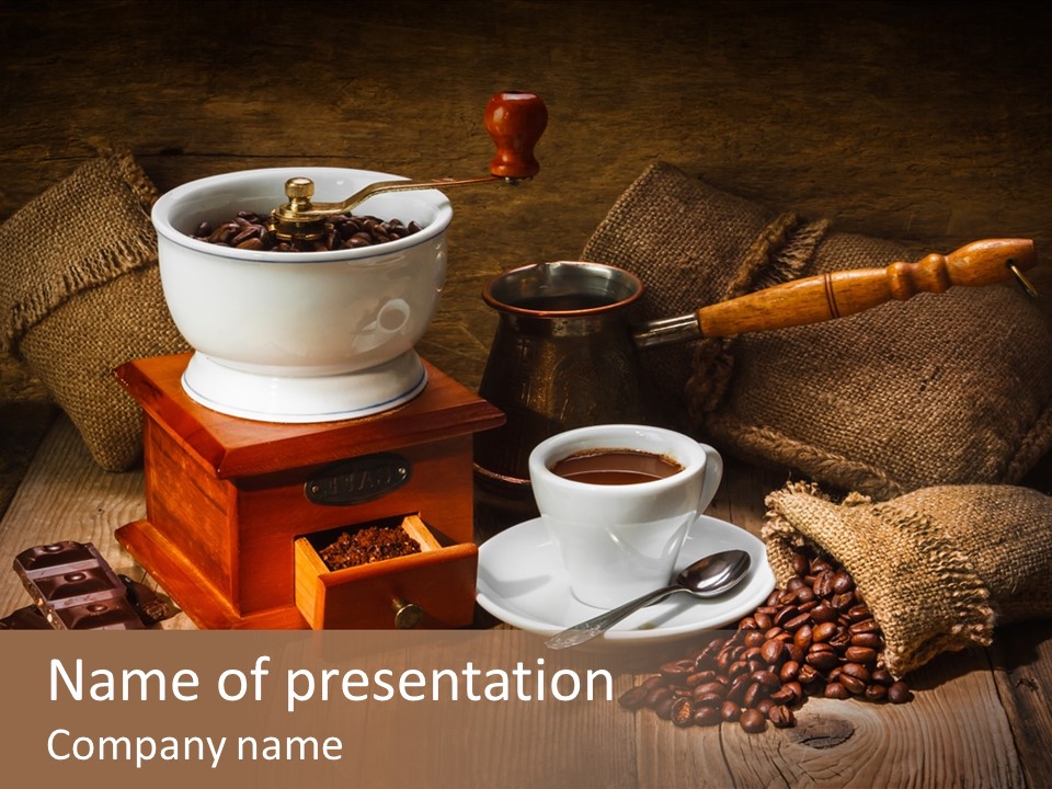 Aroma Retro Natural PowerPoint Template
