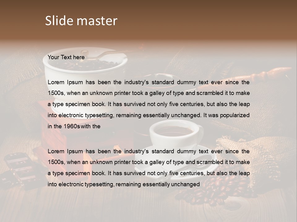 Aroma Retro Natural PowerPoint Template