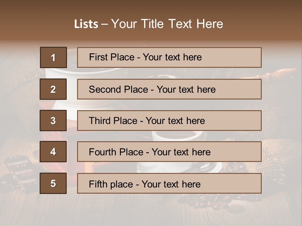 Aroma Retro Natural PowerPoint Template