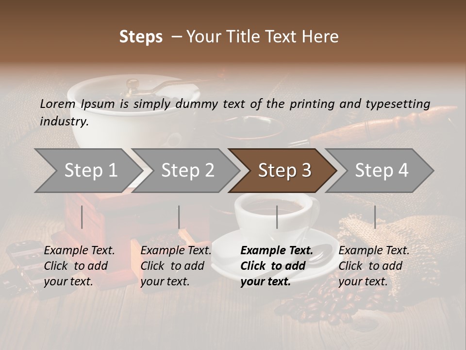 Aroma Retro Natural PowerPoint Template