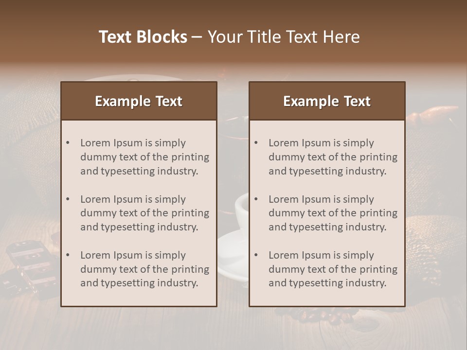 Aroma Retro Natural PowerPoint Template