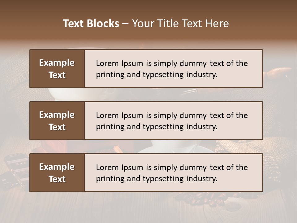 Aroma Retro Natural PowerPoint Template