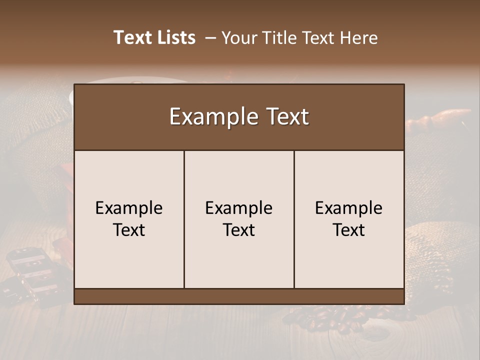 Aroma Retro Natural PowerPoint Template