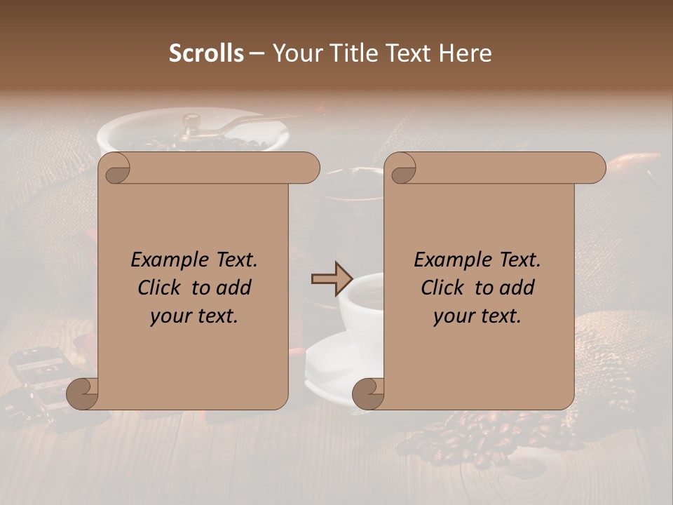 Aroma Retro Natural PowerPoint Template