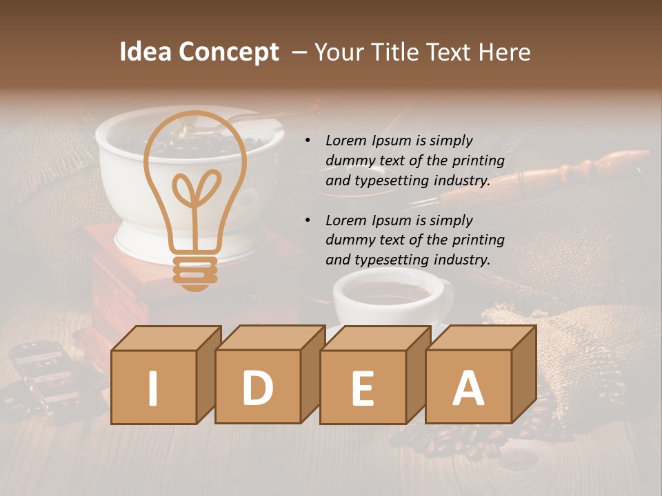 Aroma Retro Natural PowerPoint Template