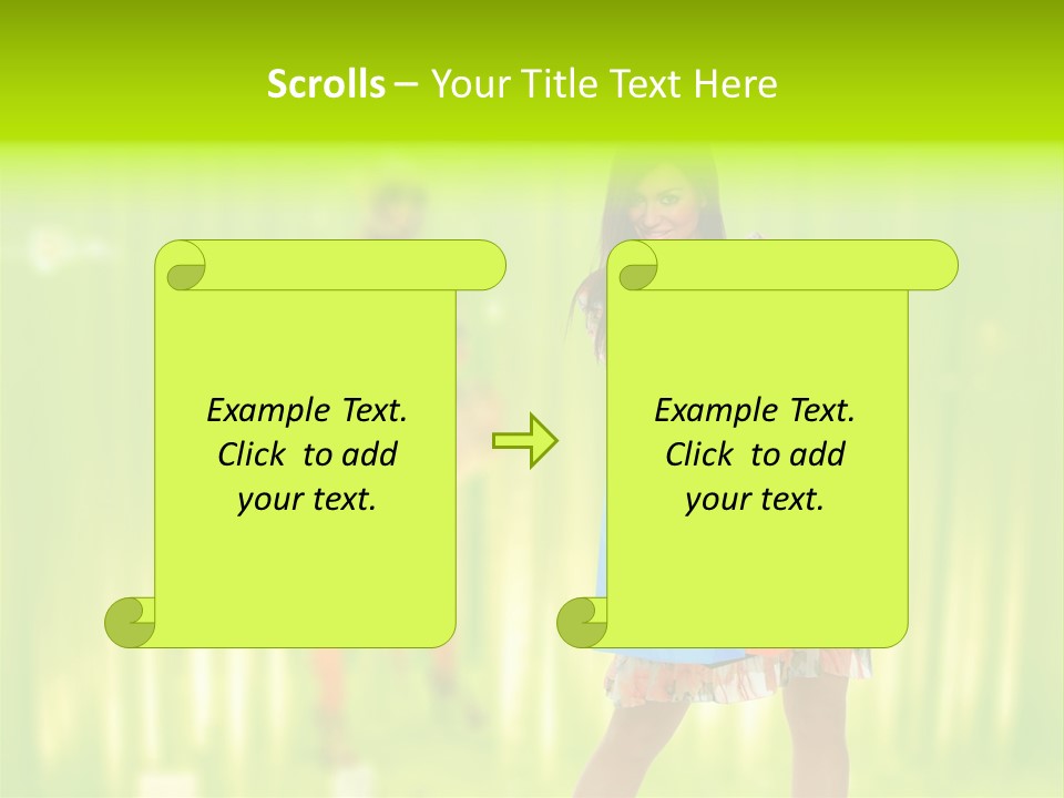 Pants Designer Color PowerPoint Template