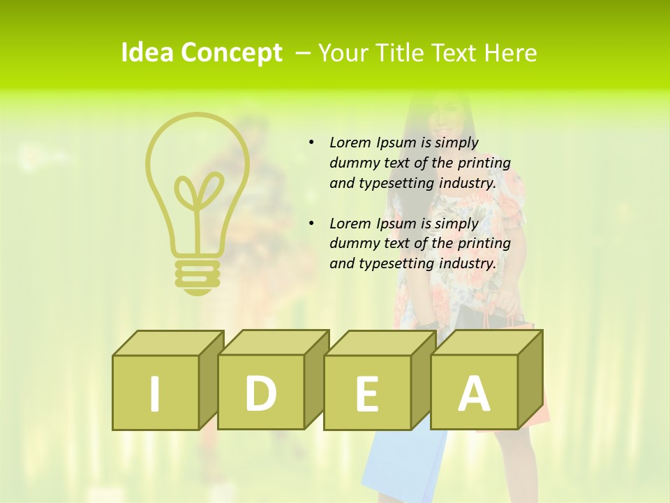 Clothing Buy Commercial PowerPoint Template