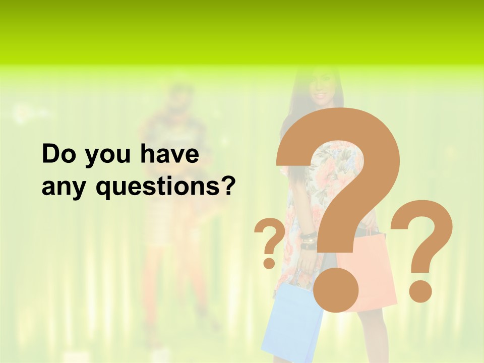 Clothing Buy Commercial PowerPoint Template