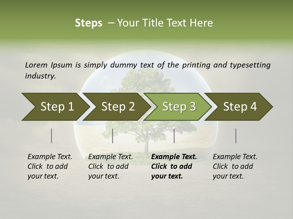 Nature Summer Danger PowerPoint Template