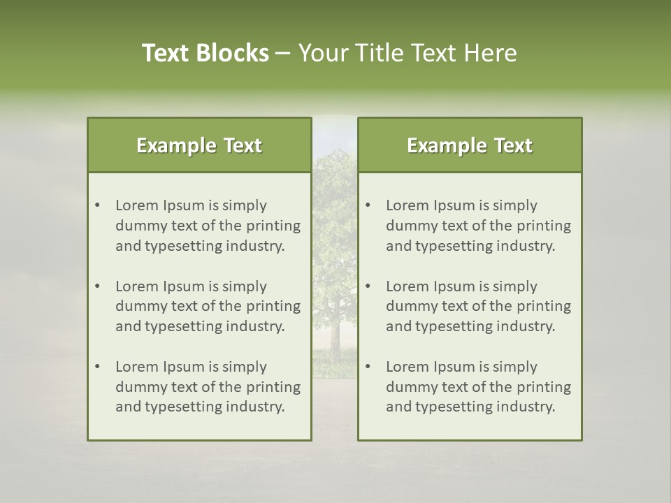 Nature Summer Danger PowerPoint Template