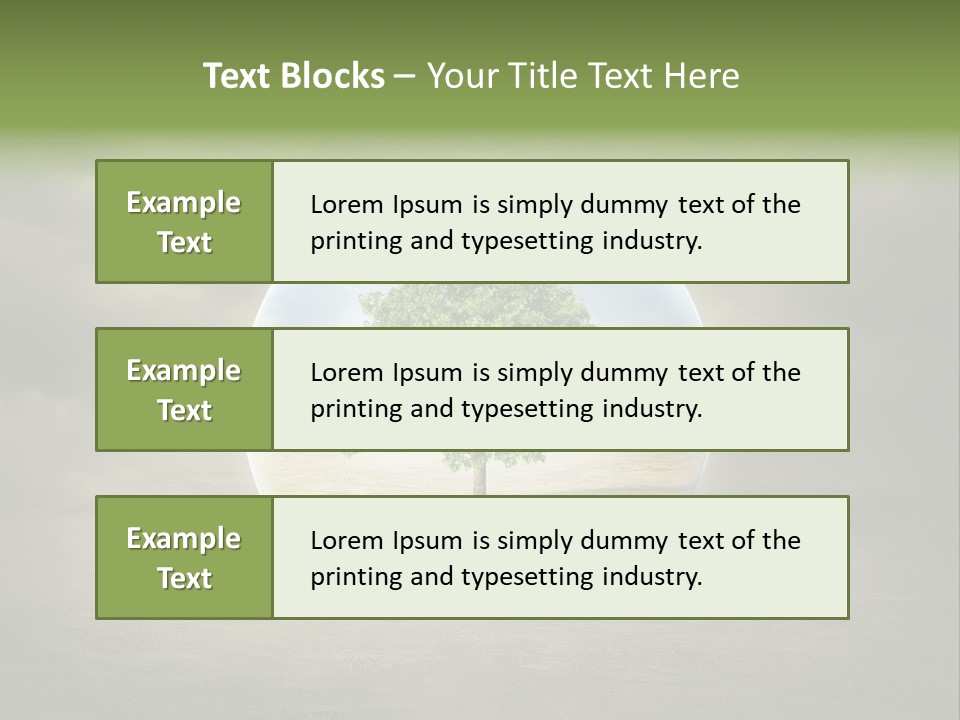 Nature Summer Danger PowerPoint Template
