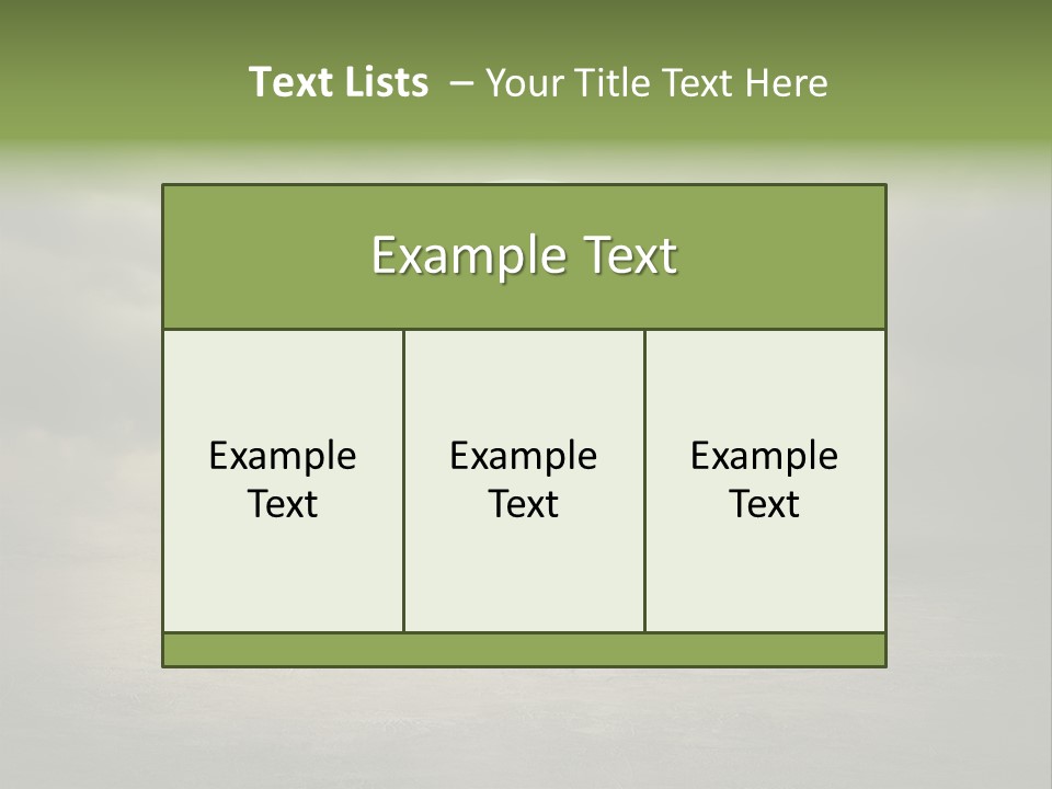 Nature Summer Danger PowerPoint Template