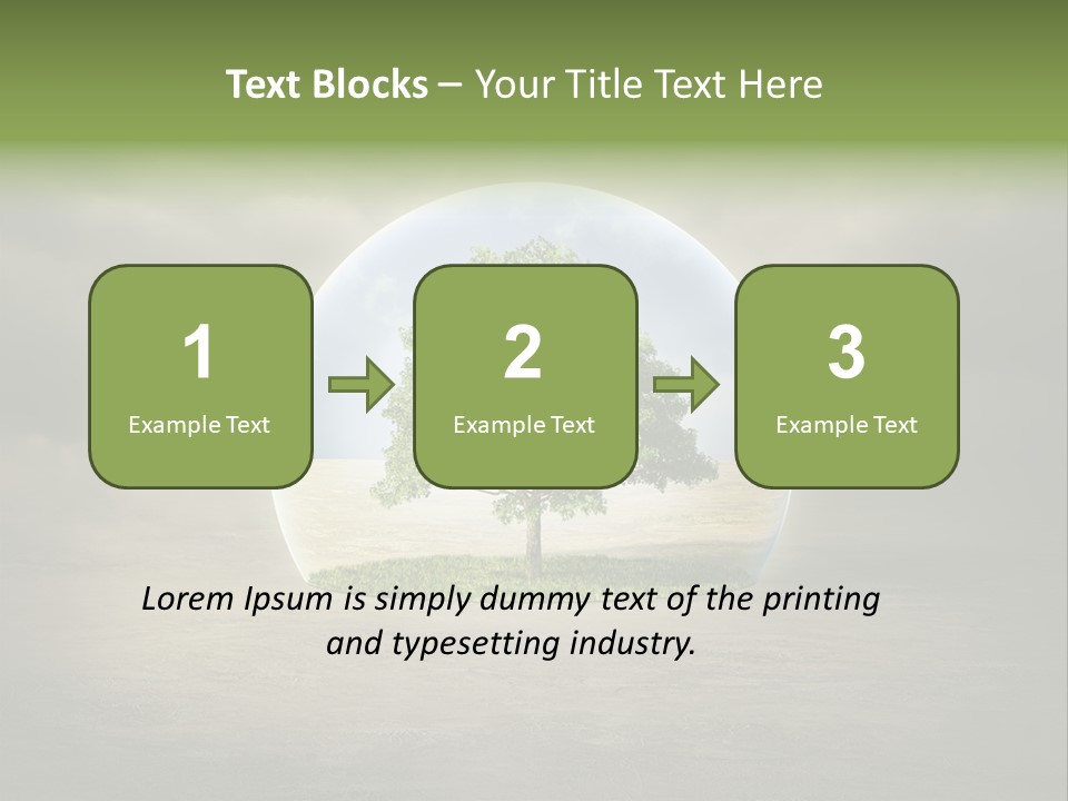 Nature Summer Danger PowerPoint Template