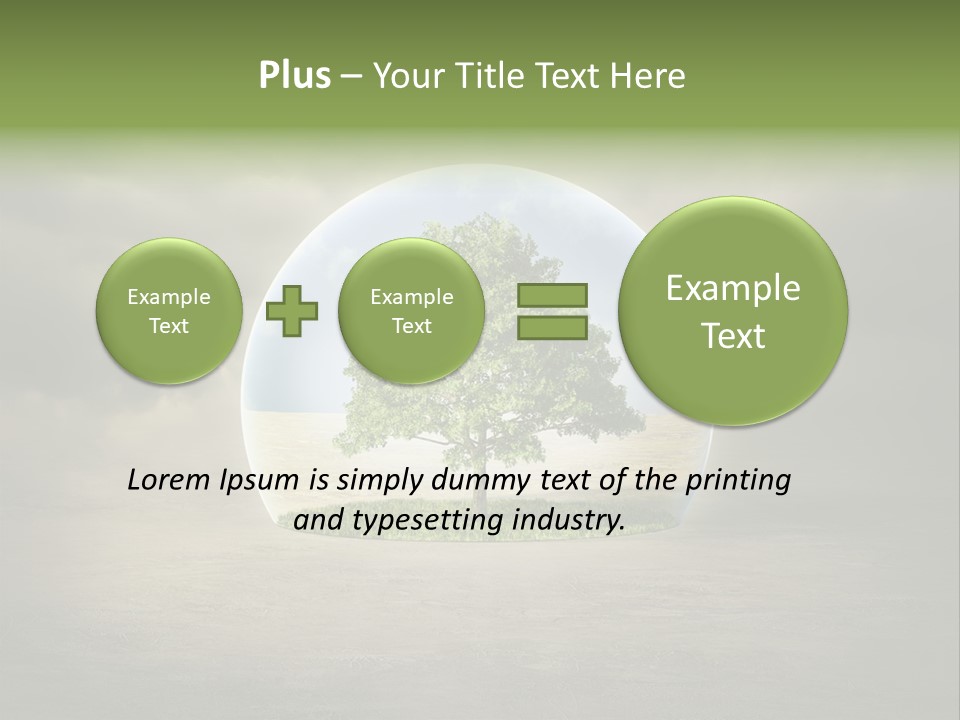 Nature Summer Danger PowerPoint Template