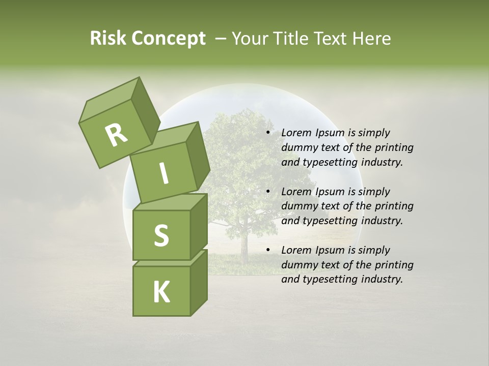 Nature Summer Danger PowerPoint Template